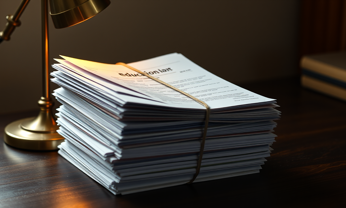 Calculator and tax forms representing Section 80E education loan deduction