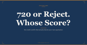 CIBIL score requirements for education loan in India - showing co-applicant credit cutoffs by lender category