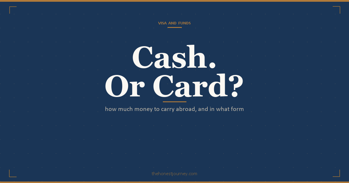 How much money to carry abroad as a student from India: the cash plus forex card split, the LRS limit, and the customs declaration rule
