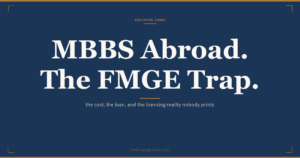 Education loan for MBBS abroad: the real cost in Russia and Georgia, the loan structure, and the FMGE pass rate reality consultancies hide