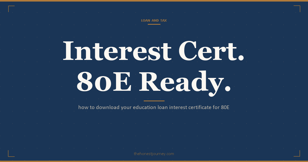 Education loan interest certificate download: SBI YONO, Bank of Baroda bob World, Canara ai1, HDFC NetBanking, ICICI iMobile, and the 80E claim flow