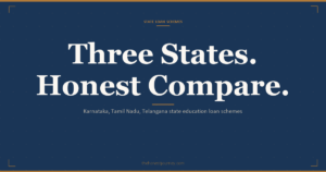 State education loan schemes in Karnataka, Tamil Nadu, Telangana: Arivu, Adi Dravidar Welfare, Mahatma Jyotiba Phule schemes and CSIS stacking