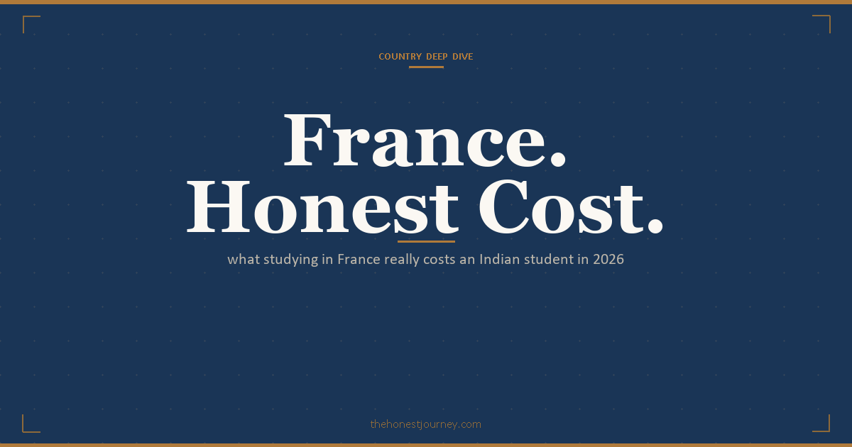 Study in France for Indian students: low public-university tuition vs Grandes Ecoles, Campus France process, VLS-TS visa, proof of funds, 2-year APS work permit