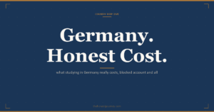 Cost of studying in Germany for Indian students: near-zero public tuition, the semester contribution, the EUR 11,904 blocked account, living cost by city, in INR for 2026