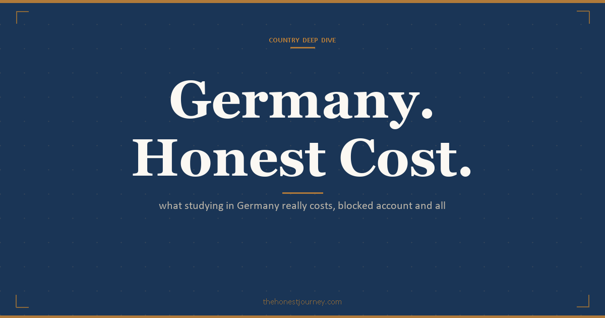 Cost of studying in Germany for Indian students: near-zero public tuition, the semester contribution, the EUR 11,904 blocked account, living cost by city, in INR for 2026
