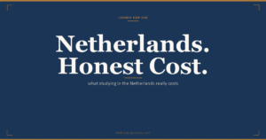 Cost of studying in the Netherlands for Indian students: statutory vs institutional tuition, living in INR, Amsterdam vs smaller cities, proof of funds, work rights