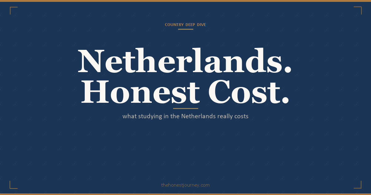 Cost of studying in the Netherlands for Indian students: statutory vs institutional tuition, living in INR, Amsterdam vs smaller cities, proof of funds, work rights