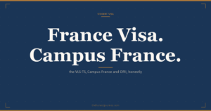 France VLS-TS long-stay student visa for Indian students: the mandatory Campus France procedure, the visa fee, the funds proof, CVEC, OFII validation, work hours