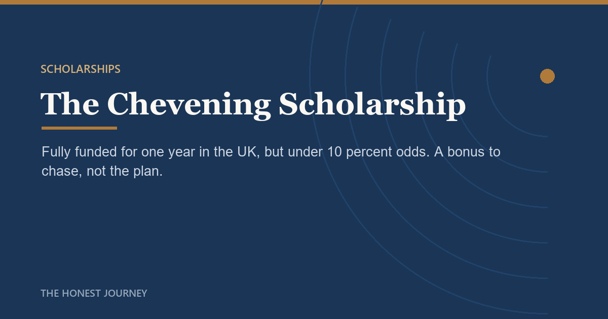 Editorial cover image for the Chevening Scholarship for Indian Students (2026)