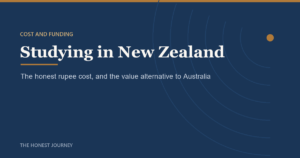 Editorial cover image for the cost of studying in New Zealand for Indian students in 2026