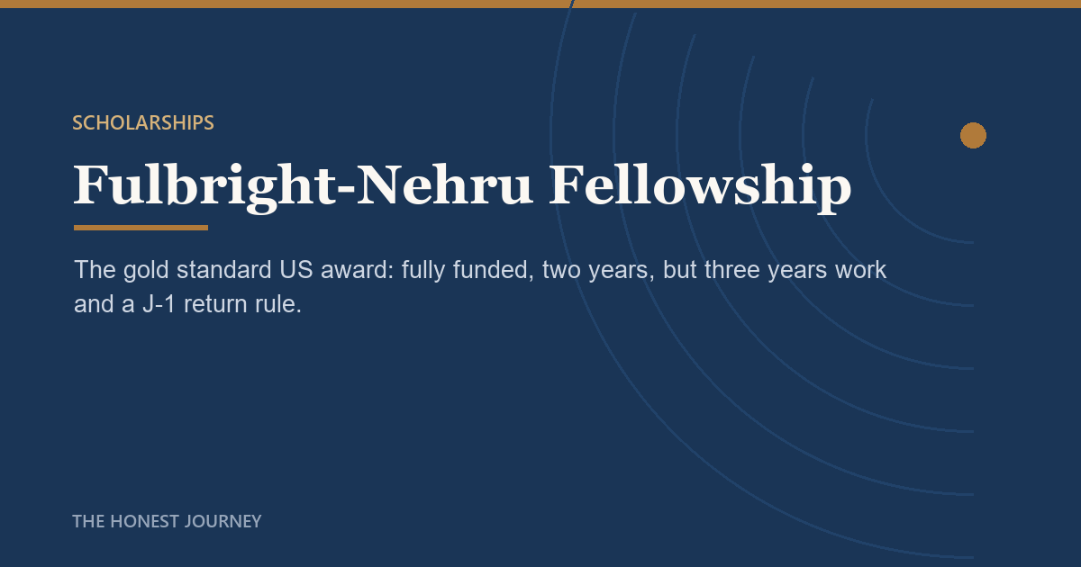 Editorial cover image for the Fulbright-Nehru Master's Fellowship for Indian Students (2026)