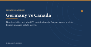 Editorial cover image for Germany vs Canada for Indian Students: Honest Comparison