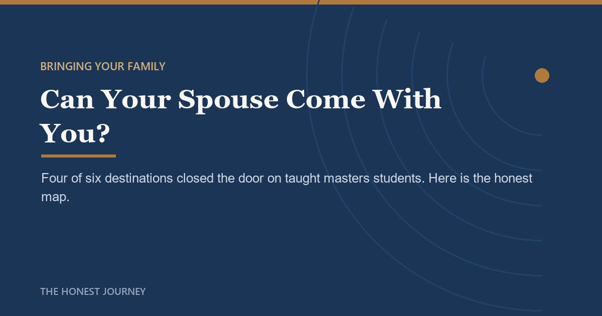 Editorial cover image for Bringing Your Spouse or Family on a Student Visa