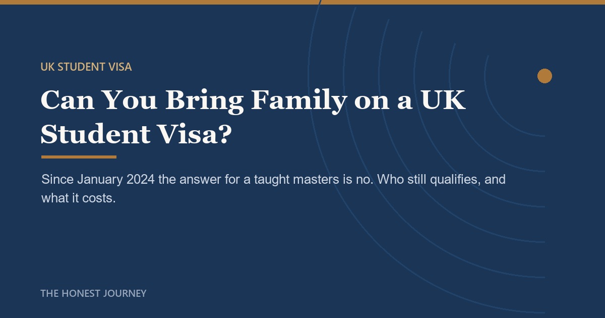 Editorial cover image for UK Student Dependent Visa: The New Rules Explained