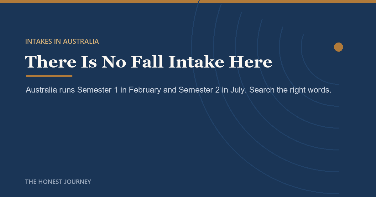 Editorial cover image for Study Abroad Intakes in Australia: Semester 1 vs 2